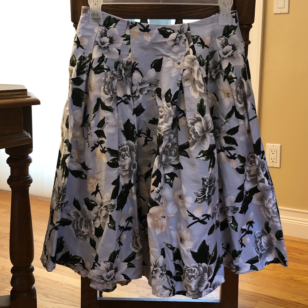 Pleated Midi Skirt